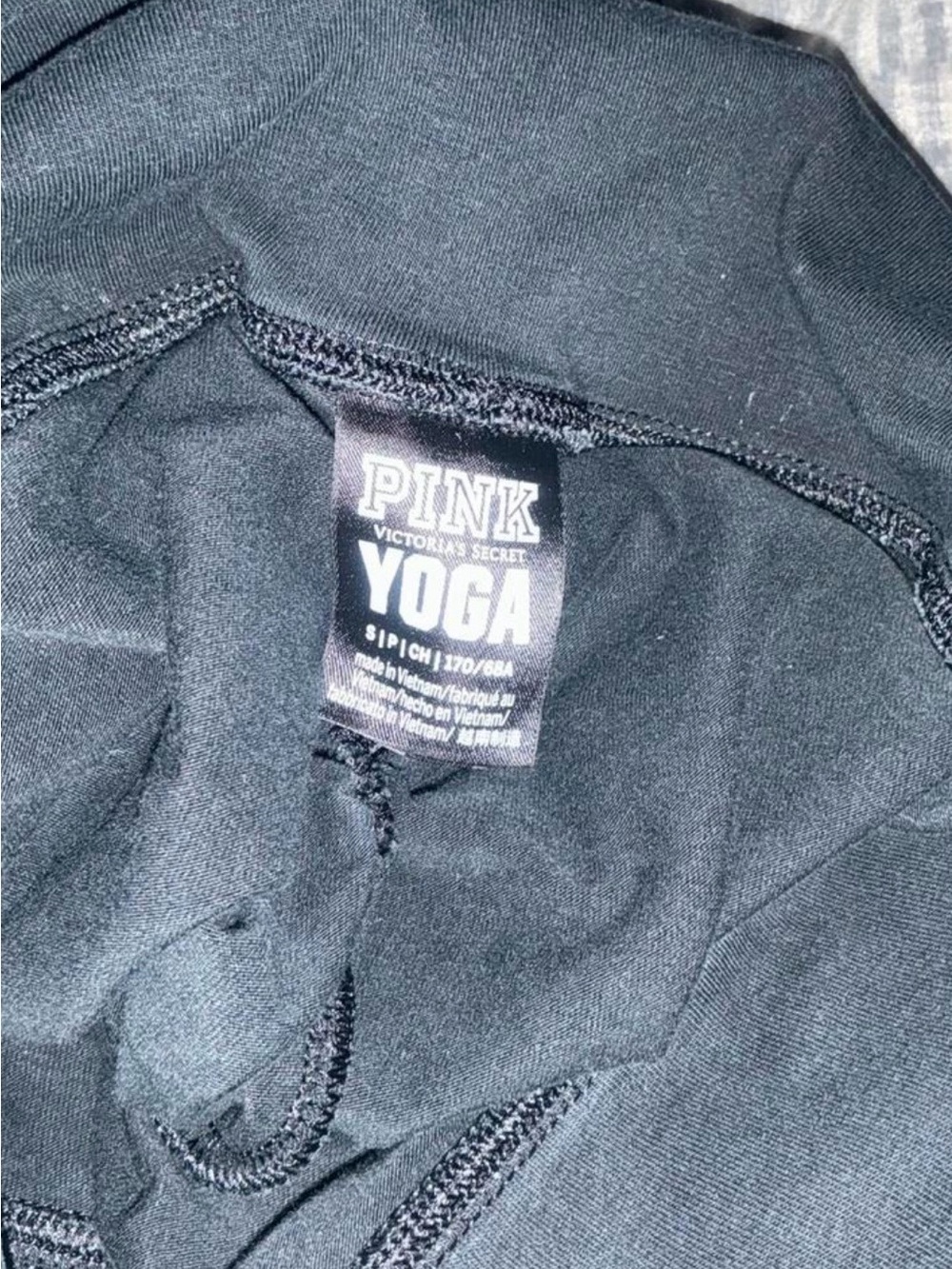 PINK Victoria's Secret black High-Waist Logo Leggings - Picture 7 of 7